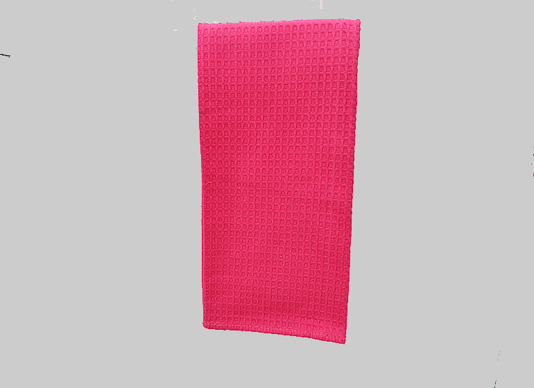 hot pink color waffle weaves kitchen towel