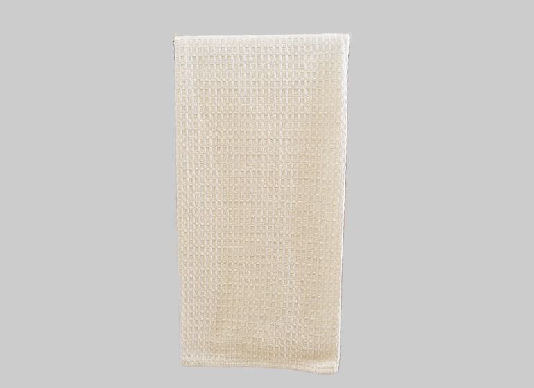ivory color waffle weaves kitchen towel